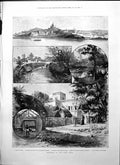 Old Sketches GCoast Cape Coast Castle Palace King Ashanti Temple1895 Victorian
