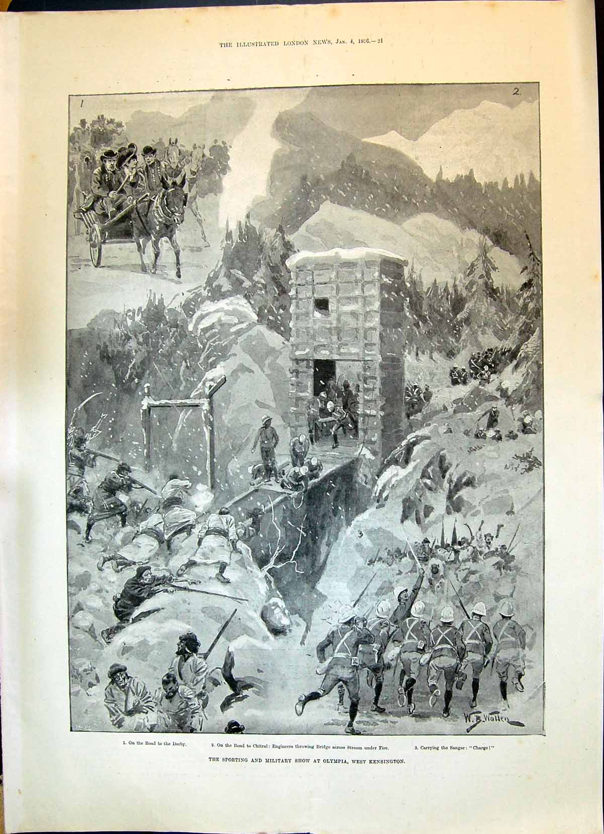 Old 1896 Sport Military Show Olympia Kensington Ladies Fashion Bodice Victorian