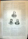 Old 1896 Major Toselli Menelek King Shoa Abyssinia Tauti Queen Empres Victorian
