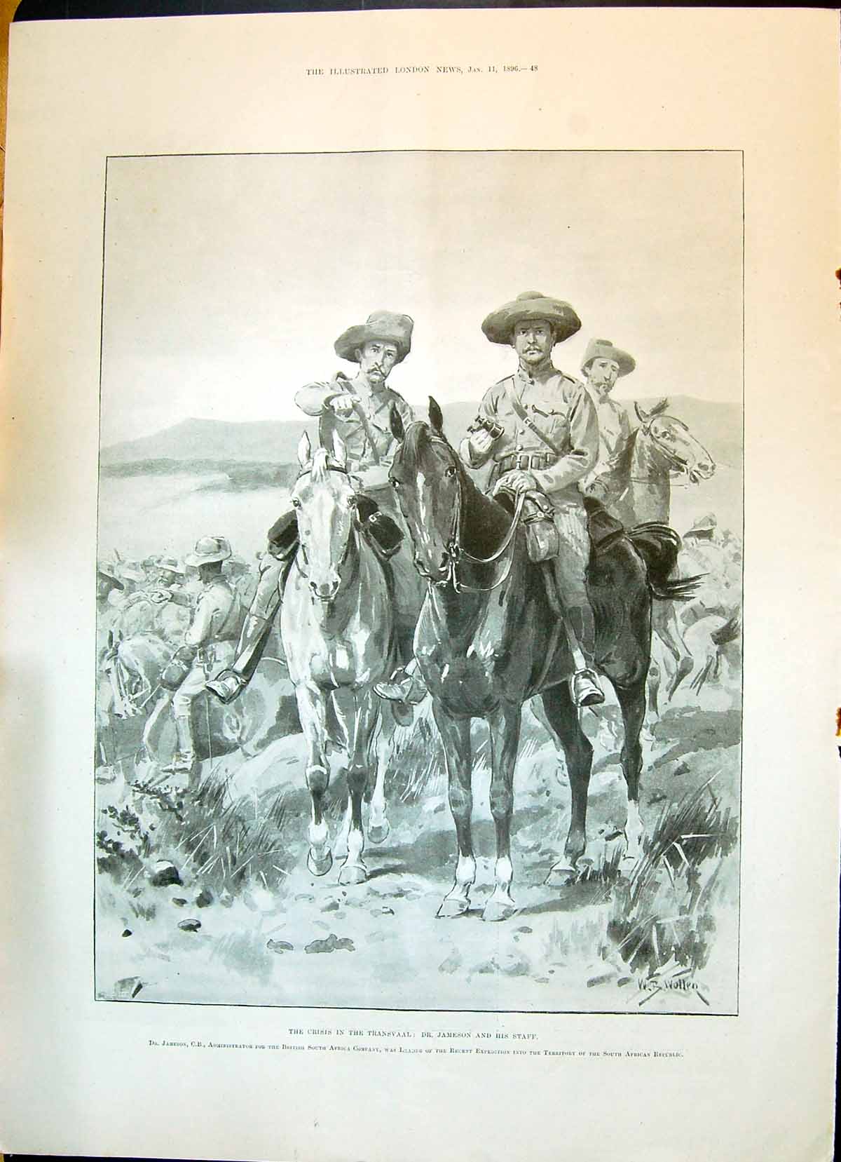 Old 1896 Transvaal Jameson Africa Venezuela Orinoco River Harbour Gua Victorian