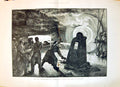 Old 1896 Murray Fine Art Forging Big Guns Woolwich England War Prepar 19th