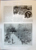 Antique Print 1896 Ashanti Yorkshire Siers Prahsu Colonel Scott Whippingham