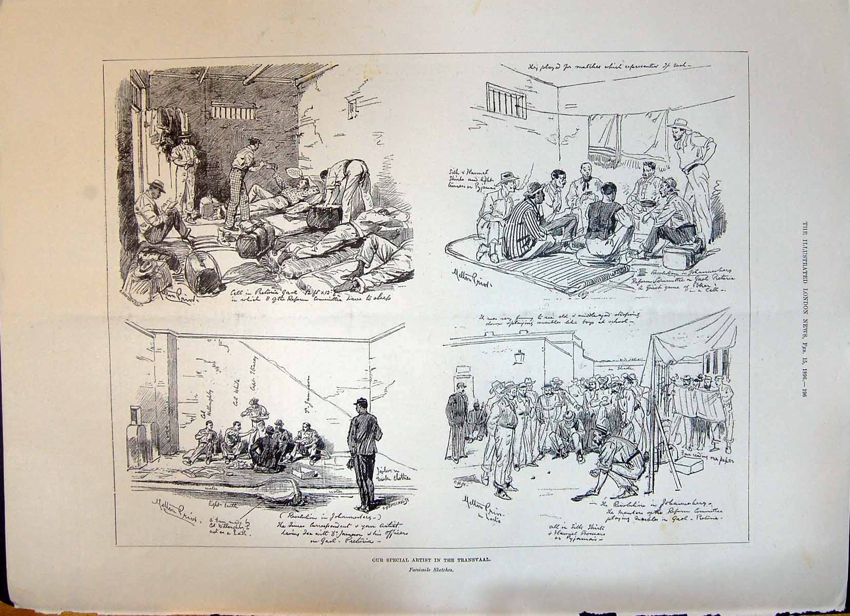 Old 1896 Transvaal Africa Parliament Lord Stanmore Rosslyn John Maxwe Victorian