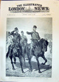 Old Print 1896 Brigadier-General Sir Herbert Kitchener Sirdar Egyptian Army Dong