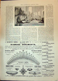 Antique Print 1896 Egyptian Infantry Barrack Room Diamond Ornaments Gsmiths