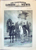 Old 1896 Wedding Coburg Prince Hohenlohe-Langenburg Alexandra Saxe-Co Victorian