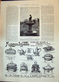 Old 1896 Fountain William Dorothy Wordsworth Cockermouth Mappin Webb Victorian