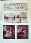 Old 1896 Royal Academy Art Juliet Nurse Goodall Forbes Sheep Wales Fa Victorian