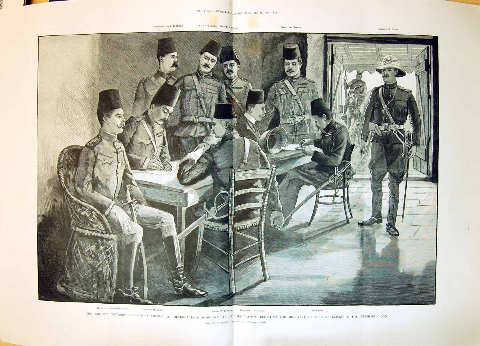 Old 1896 Dongola Wady Halfa Captain Watson Slatin Pasha Gorringe Drag 19th