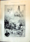 Old 1896 Prince Wales Croydon Mayor Municipal Buildings Town Hall Agl Victorian