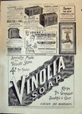 Antique Old Print 1896 Vinoilia Soap Water Tap Lord Kelvin Drew Boulton Paul