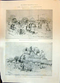 Old 1896 Matabili Insurrection Mangwe Laager Fort Molyneux Buluwayo R Victorian