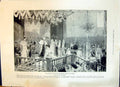 Old Print 1896 Coronation Czar Emperor Crowning Empress Reyns Heger Falb 19th