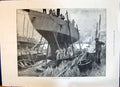 Old 1896 Yachting Season Fitting Racer Ladies Fashion Crepe Chine Can Victorian