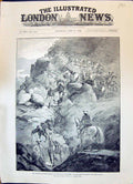 Old Print 1896 War Advance Towards Dongola Road Akasheh Cavalry Siers So 19th