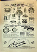 Old 1896 Advertisement Elkington John Bennett Lazenby Pickles Soups As Victorian