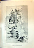 Old 1896 War Advance Towards Dongola Watering Camels Desert March Wri Victorian