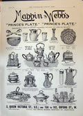 Antique Print 1896 Mappin Webb Prince'S Plate Royal Works Norfolk Sheffield