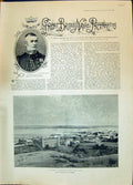 Old 1896 British Navy Alfred Dale Lorenzo Delagoa Bay Ship St. George Victorian