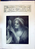 Old 1896 Art Gallery Cinderella Halle Beatrice Ave Stella Burne-Jones Victorian