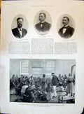 Old 1896 Crete School-House Retimo Polar Baloon Eckholm Andree Strind Victorian