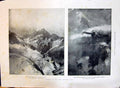 Old 1896 New Zealand Alps Mountains Mount Cook Silberhorn Cardiff Exh Victorian