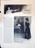 Old 1896 Story Illustration Other House Henry James Crying Lady House Victorian
