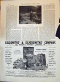 Antique Print 1896 Lady Man Sea Fishing Heywood Hardy Gsmiths Silversmiths 19th
