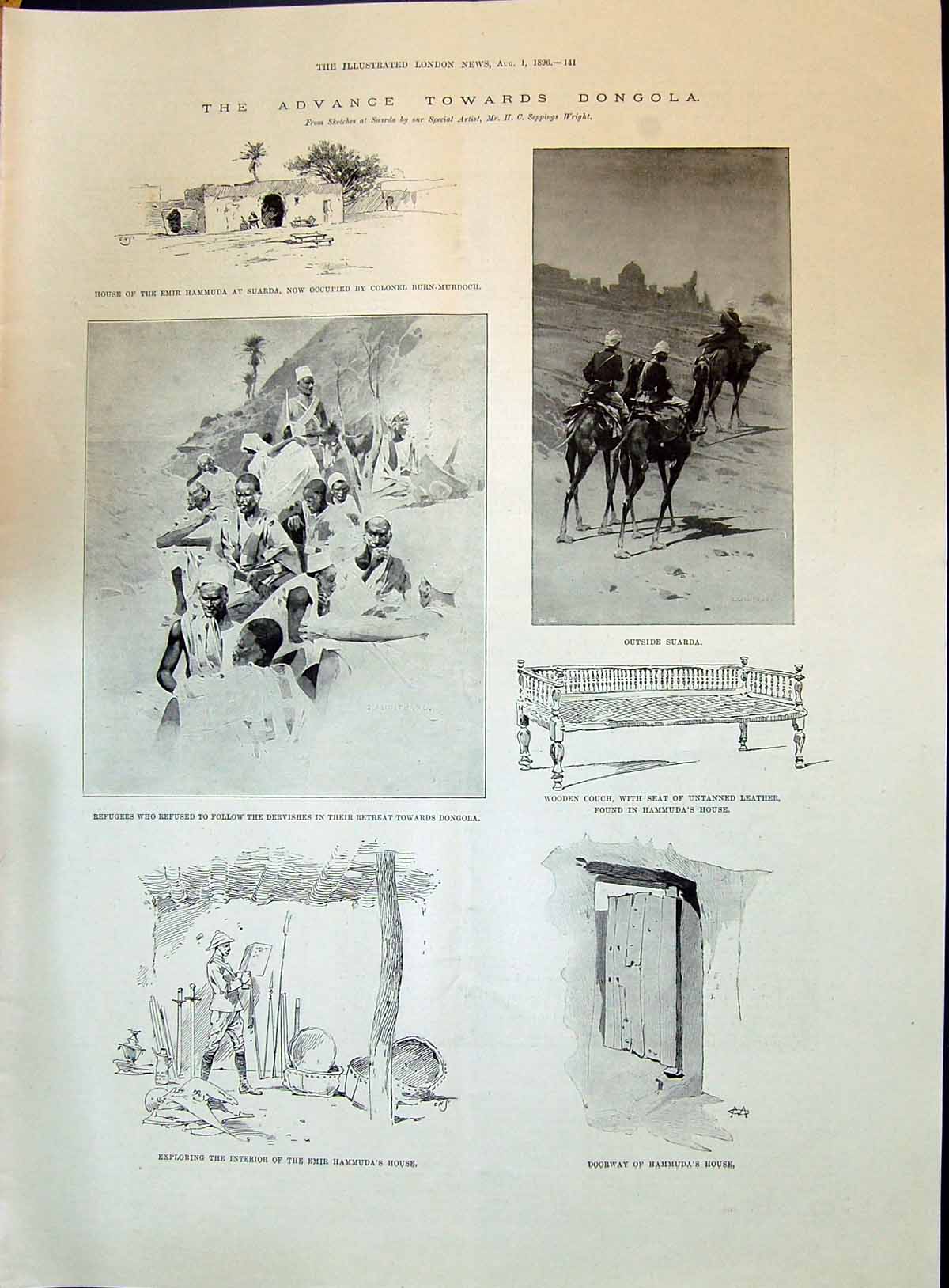 Old 1896 Dongola House Emir Hammuda Suarda Refugees Dervishes Wooden Victorian