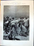 Old 1896 Matabili Mashona War Fort Salisbury Navy Ships Ficers Steam Victorian