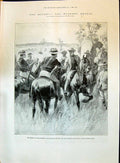 Old 1896 Salisbury Buluwayo Columns Cecil Rhodes Colonel Napier Matab Victorian