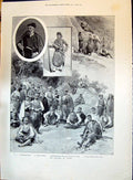 Old 1896 Crete Insurgent Leader Peasant Sphakia Christian Selino Will Victorian