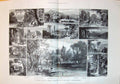 Old 1896 England Alnwick Castle Duke Northumberland Abbey Brislee Tow 19th