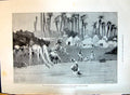Old 1896 Dongola Headquarters Ferket Watering Camels Horses Cretan Ca Victorian