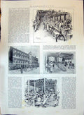 Print 1896 Cycle Tricycle Industry Coventry Machinists Machine Shop Manufacture