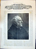 Old Print 1896 Photograph Sir John Everett Millais Bart Lady Man Romance 19th