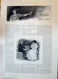 Old 1896 Story Illustration Other House Henry James Man Lady Romance Victorian