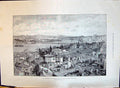 Old Print 1896 Massacres Constantinople City Gen Horn Prince Lobanf Russ 19th