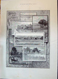 Old 1896 Cookham Weir Church Lock Elizabeth Tower Czar Breslau Univer Victorian