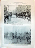 Old 1896 Czar Silesia Nicholas Emperor William Parade Breslau Alexand Victorian