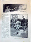 Old 1896 Story Illustration Other House Henry James Crying Lady Man G Victorian