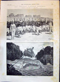 Old 1896 Dongola Fantasy Dance Gun-Boat Jurash Rapid Fuad Pasha Kadi- Victorian