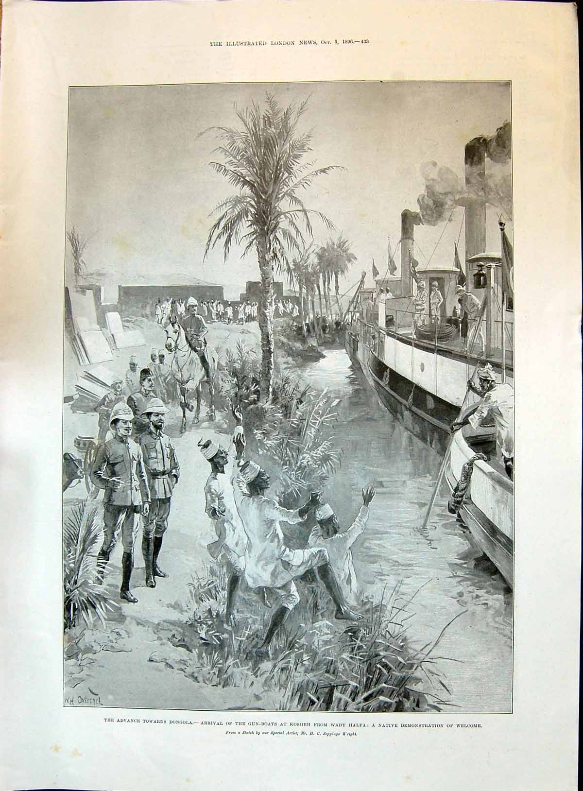 Old 1896 Dongola Gun Boats Kosheh Wady Halfa Insurrection Philippines Victorian