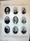 Old 1896 Church Shrewsbury Percival Legge Stamer Stubbs Sinclair Hali Victorian
