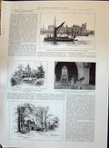 Old 1896 Lambeth Palace Archbishop Canterbury Hawarden Church Gladsto Victorian