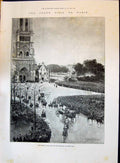 Old 1896 Czar Paris Cathedral Notre Dame St. Nicholas State Carriage Victorian