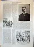 Old 1896 George Louis Palmella Du Maurier Illustration Trilby Martian Victorian