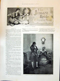 Old 1896 Story Illustration Jessamy Bride Frankfort Moore Man Lady Ro Victorian