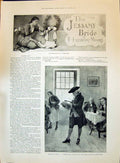 Old Story Illustration Jessamy Bride Frankfort Moore Man Reading Lett