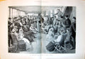 Antique Old Print 1896 Auction Board Cape Liner Transport Ship Passengers 19th
